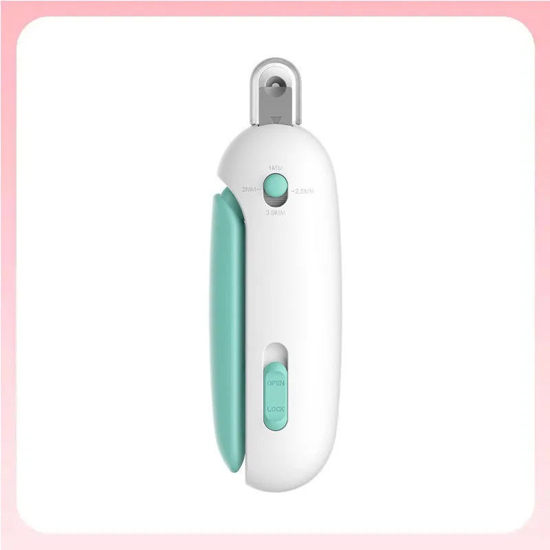 Pet Cat Dog Nail Clipper Cutter Adjustable Hole with Nail File to Avoid Excessive Cutting Professional Grooming Tool